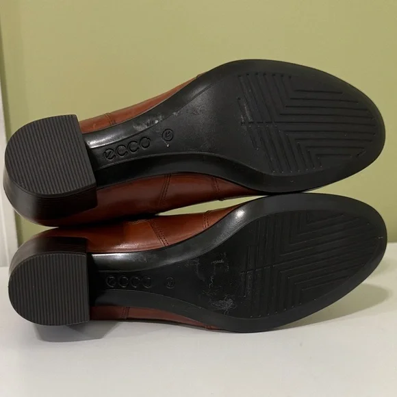 Ecco Chestnut Leather Womens Shape 35 Boot Ankle size 10.5 H8N10 - Picture 8 of 8